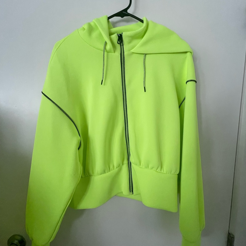 S Zara Neon Green Jacket